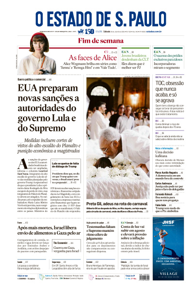 Estadão - Edição de 26 de Julho de 2025