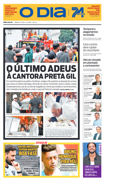 O DIA - Edição de 26 de Julho de 2025