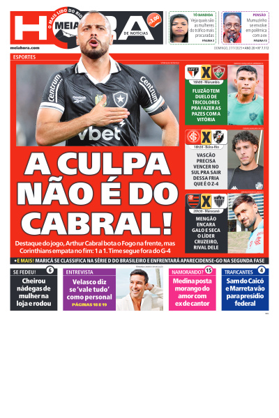 MEIA HORA - Edição de 27 de Julho de 2025