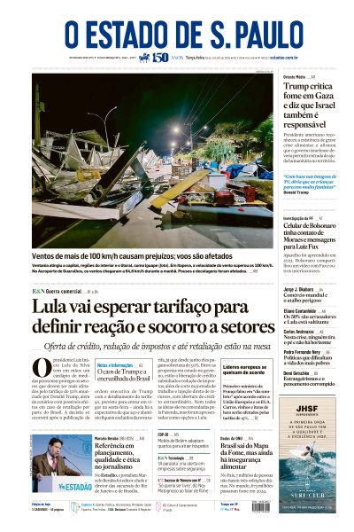 Estadão - Edição de 29 de Julho de 2025