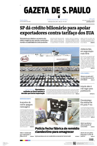 Gazeta de S. Paulo - Edição de 01 de Agosto de 2025