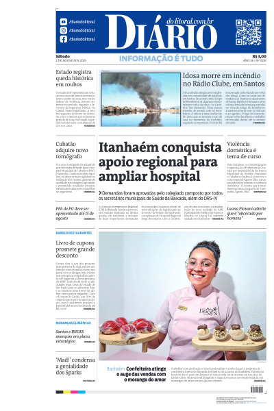 Diário do Litoral - Edição de 02 de Agosto de 2025