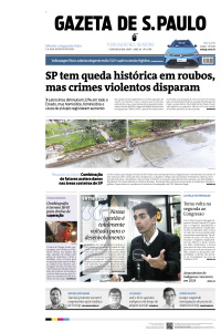 Gazeta de S. Paulo - Edição de 03 de Agosto de 2025