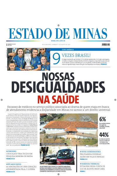 Estado de Minas - Edição de 03 de Agosto de 2025