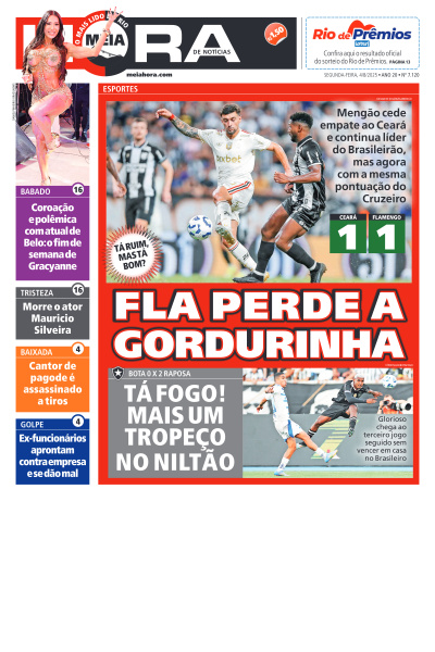 MEIA HORA - Edição de 04 de Agosto de 2025