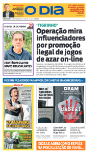 O DIA - Edição de 08 de Agosto de 2025