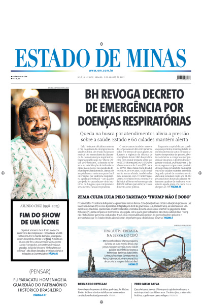 Estado de Minas - Edição de 09 de Agosto de 2025