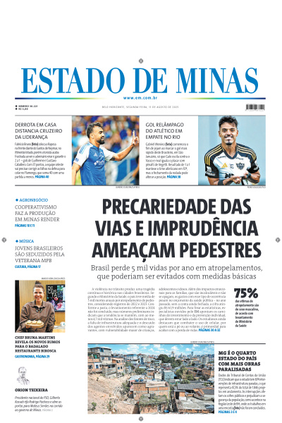 Estado de Minas - Edição de 11 de Agosto de 2025