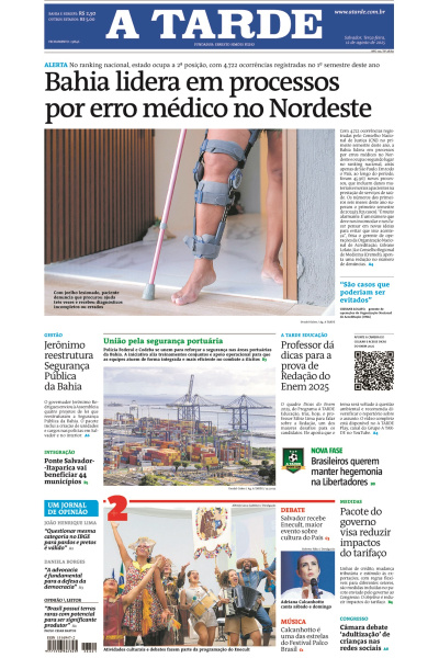 A TARDE - Edição de 12 de Agosto de 2025