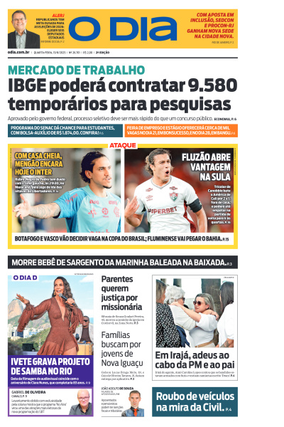 O DIA - Edição de 13 de Agosto de 2025