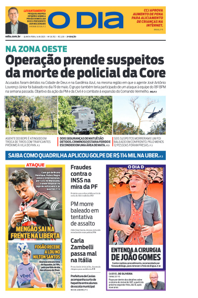 O DIA - Edição de 14 de Agosto de 2025