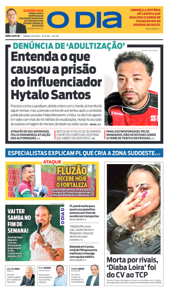 O DIA - Edição de 16 de Agosto de 2025