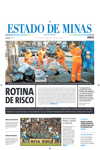 Estado de Minas - Edição de 18 de Agosto de 2025