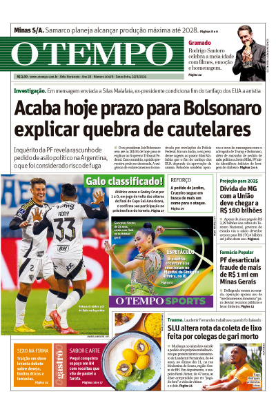 O TEMPO - Edição de 22 de Agosto de 2025