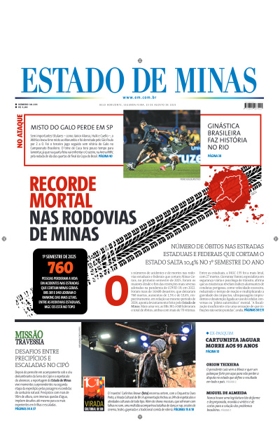 Estado de Minas - Edição de 25 de Agosto de 2025