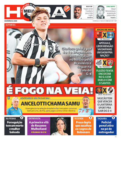 MEIA HORA - Edição de 31 de Agosto de 2025