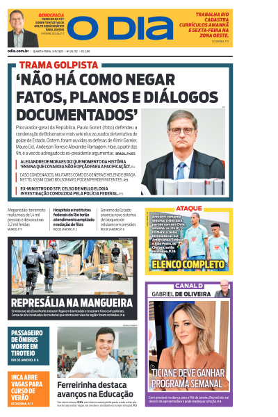 O DIA - Edição de 03 de Setembro de 2025