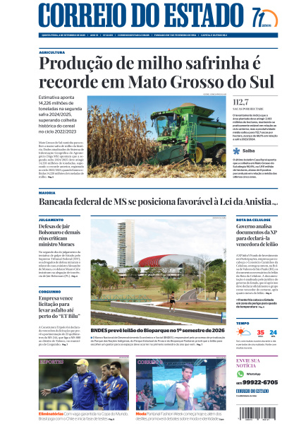 Correio do Estado - Edição de 04 de Setembro de 2025