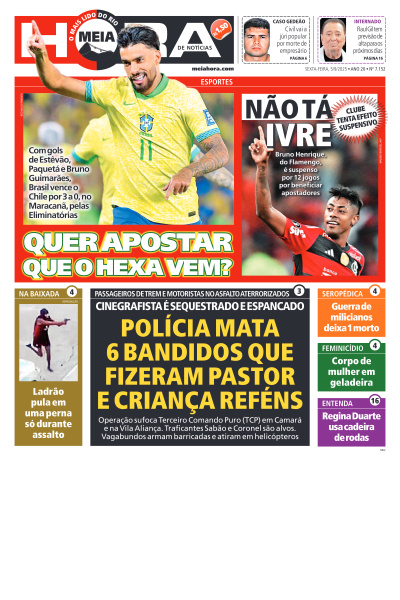 MEIA HORA - Edição de 05 de Setembro de 2025