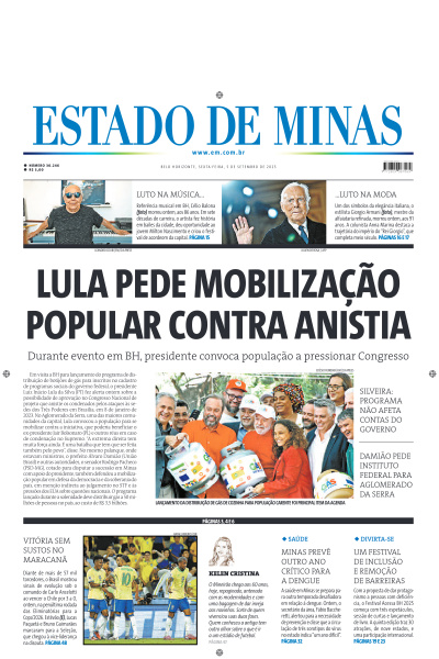 Estado de Minas - Edição de 05 de Setembro de 2025