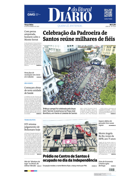 Diário do Litoral - Edição de 09 de Setembro de 2025