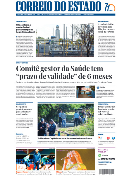 Correio do Estado - Edição de 09 de Setembro de 2025
