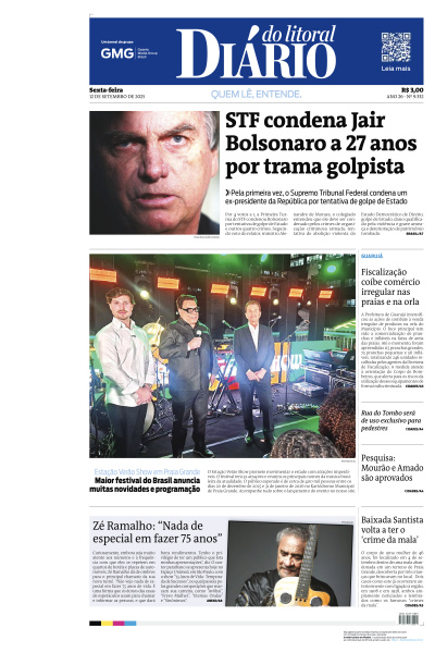 Diário do Litoral - Edição de 12 de Setembro de 2025