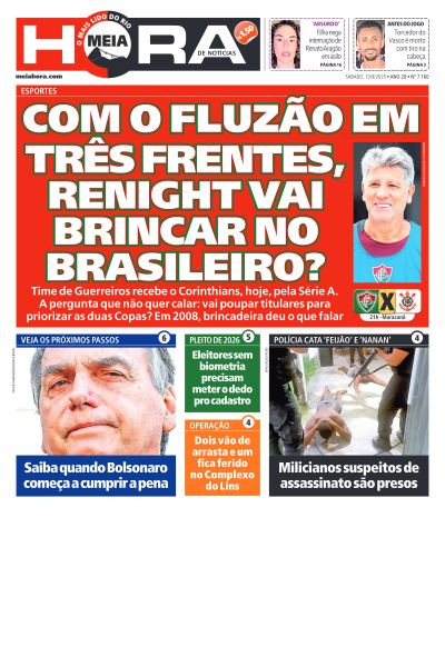 MEIA HORA - Edição de 13 de Setembro de 2025