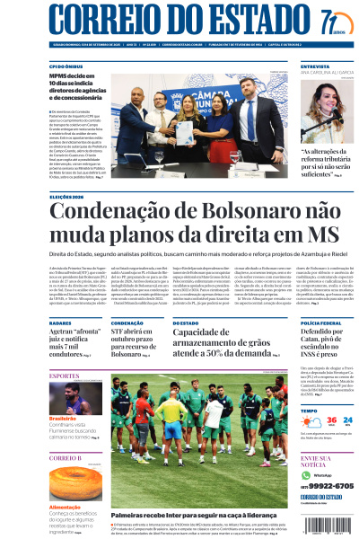 Correio do Estado - Edição de 14 de Setembro de 2025