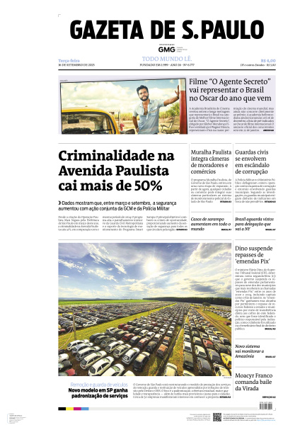 Gazeta de S. Paulo - Edição de 16 de Setembro de 2025