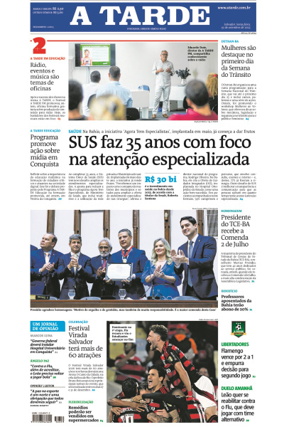 A TARDE - Edição de 19 de Setembro de 2025