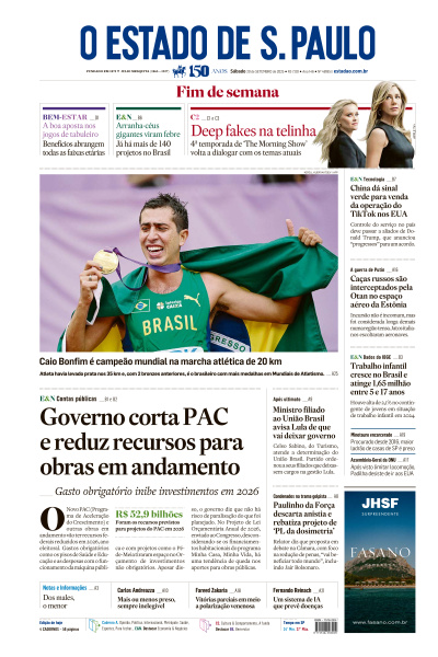 Estadão - Edição de 20 de Setembro de 2025
