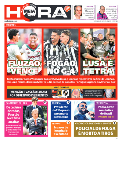 MEIA HORA - Edição de 21 de Setembro de 2025