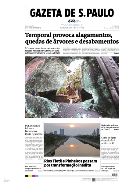 Gazeta de S. Paulo - Edição de 23 de Setembro de 2025