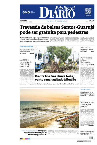 Diário do Litoral - Edição de 23 de Setembro de 2025