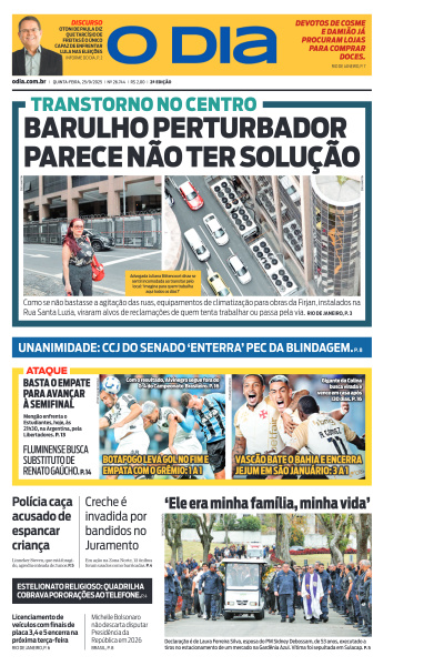 O DIA - Edição de 25 de Setembro de 2025
