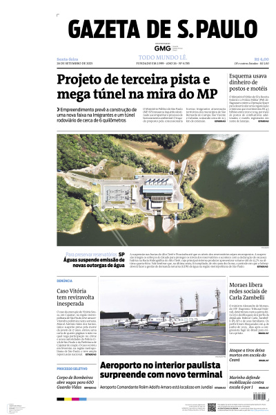 Gazeta de S. Paulo - Edição de 26 de Setembro de 2025