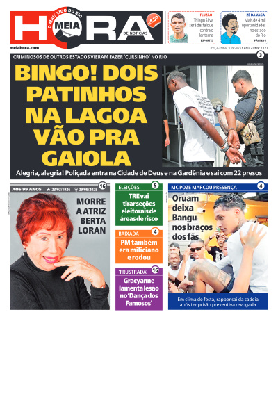 MEIA HORA - Edição de 30 de Setembro de 2025