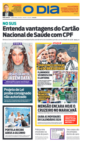 O DIA - Edição de 02 de Outubro de 2025