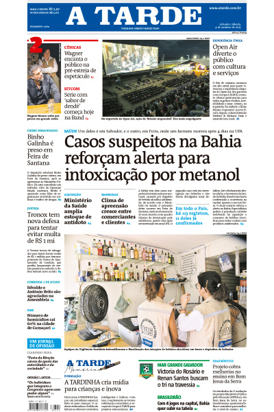 A TARDE - Edição de 04 de Outubro de 2025