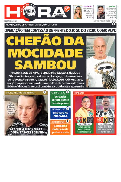 MEIA HORA - Edição de 04 de Outubro de 2025
