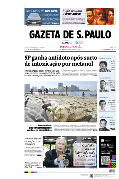 Gazeta de S. Paulo - Edição de 06 de Outubro de 2025