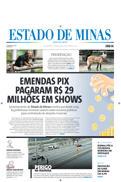 Estado de Minas - Edição de 13 de Outubro de 2025