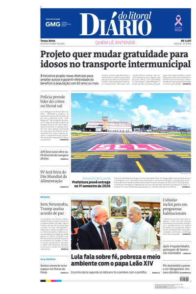 Diário do Litoral - Edição de 14 de Outubro de 2025