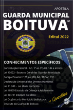 Apostila Concurso Guarda Municipal De Boituva Sp / Conhecimentos Especificos