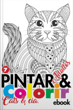Coleção Pintar E Colorir Adulto - Cats  Cia Ed.07