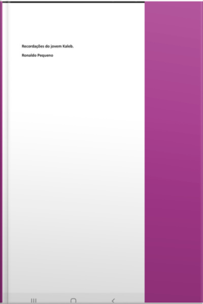 Recordações Do Jovem Kaleb