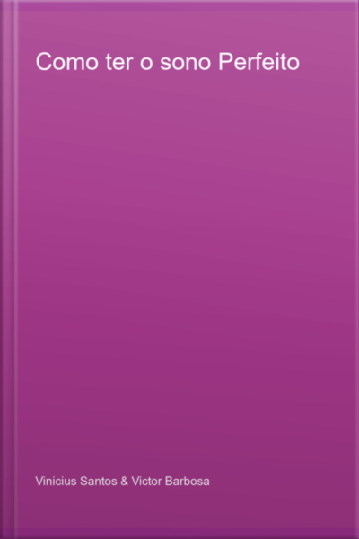 Como Ter O Sono Perfeito