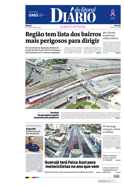 Diário do Litoral - Edição de 18 de Outubro de 2025