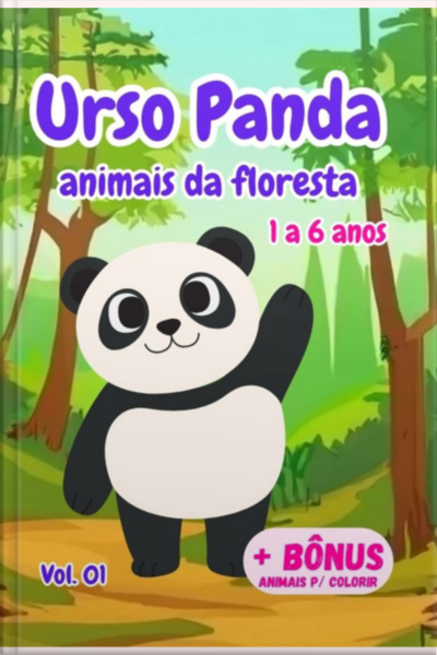 Urso Panda - Animais Da Floresta